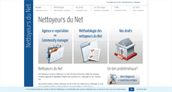 Desktop Screenshot of nettoyeursdunet.com