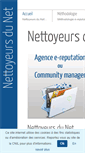 Mobile Screenshot of nettoyeursdunet.com